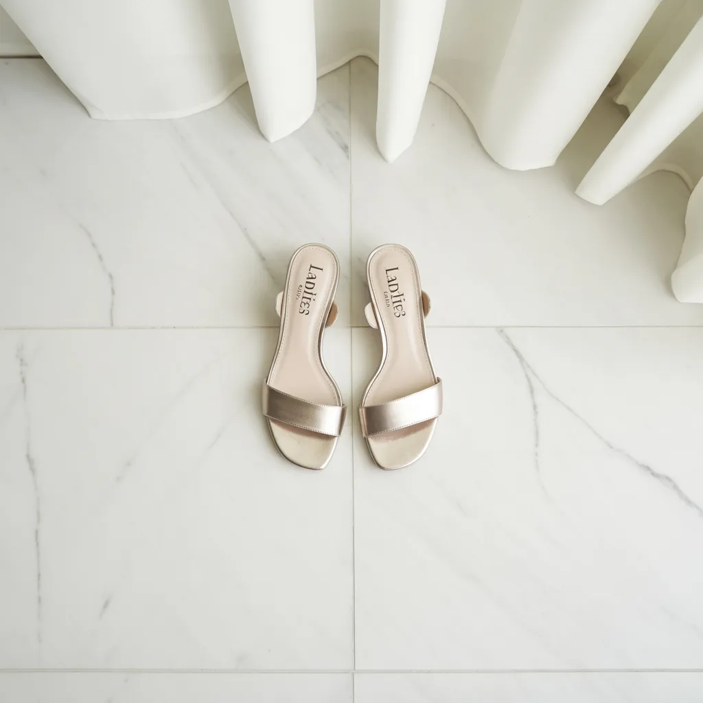 Classic Beige High Heels - Image 3